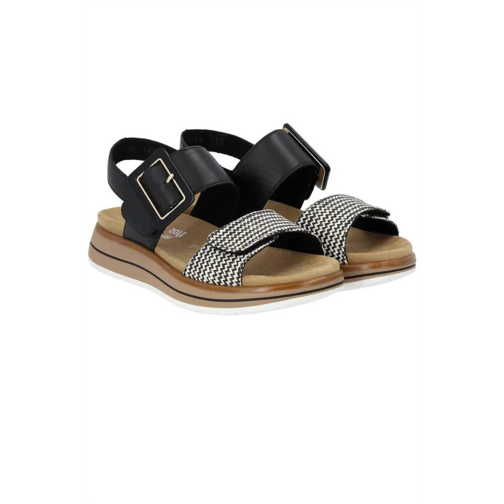 NEW REMONTE women's jocelyn 53 sandals in black
